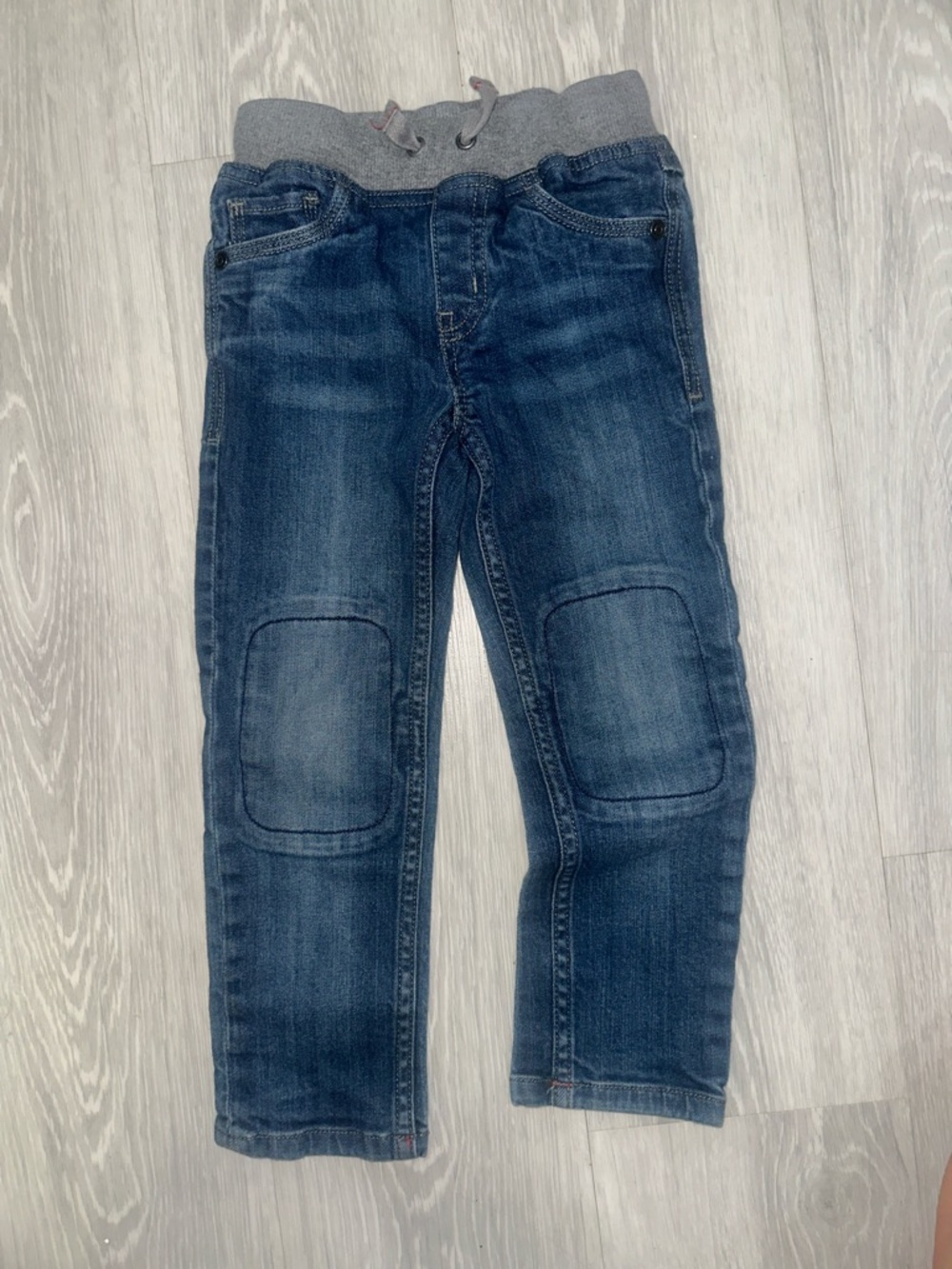 Hanna Andersson Medium Wash Stretch Jeans, Size 100